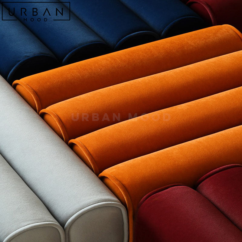 HINDS Modern Velvet Ottoman