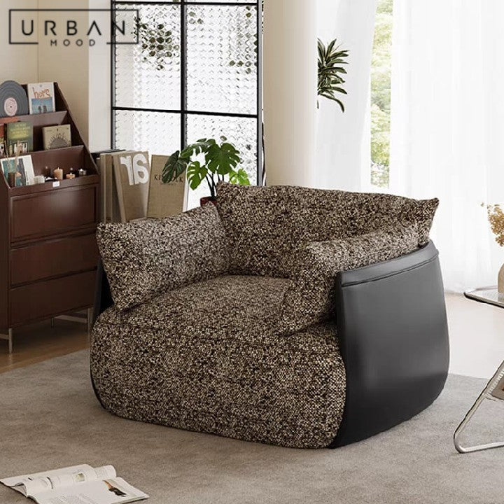 HOKKU Modern Fabric Lounge Chair