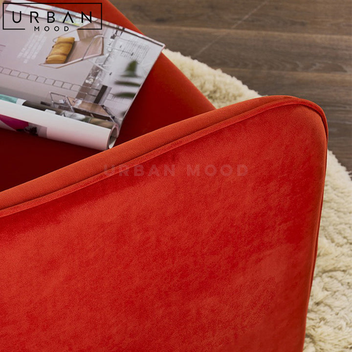 INDICA Eclectic Velvet Armchair