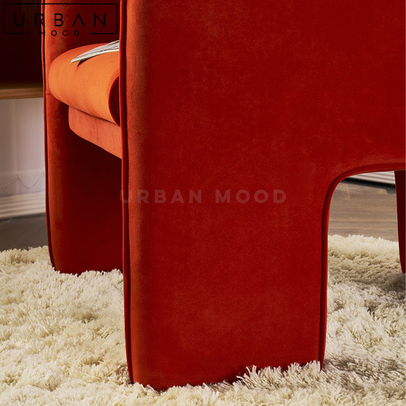 INDICA Eclectic Velvet Armchair