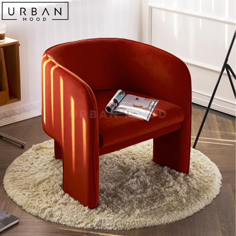 INDICA Eclectic Velvet Armchair