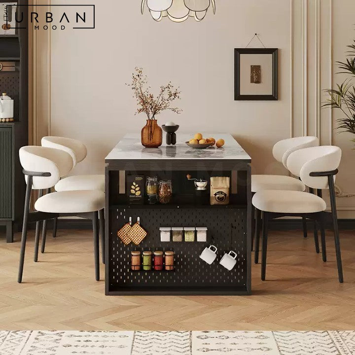 IVANA Modern Extendable Sintered Stone Dining Table