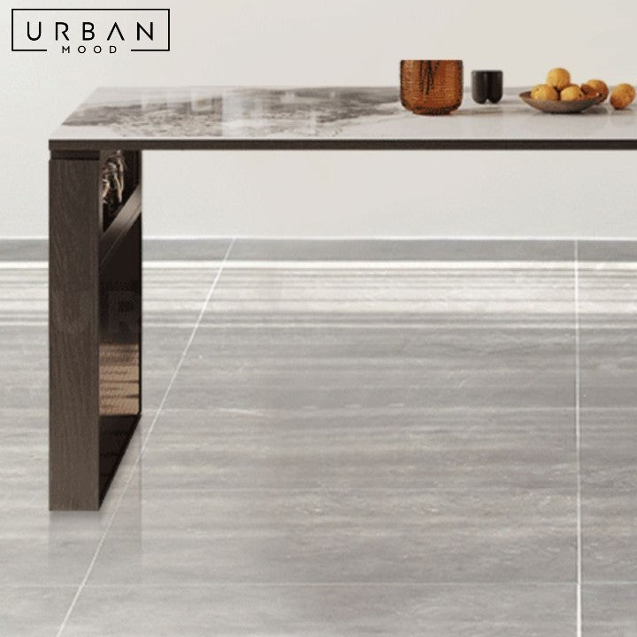 IVANA Modern Extendable Sintered Stone Dining Table