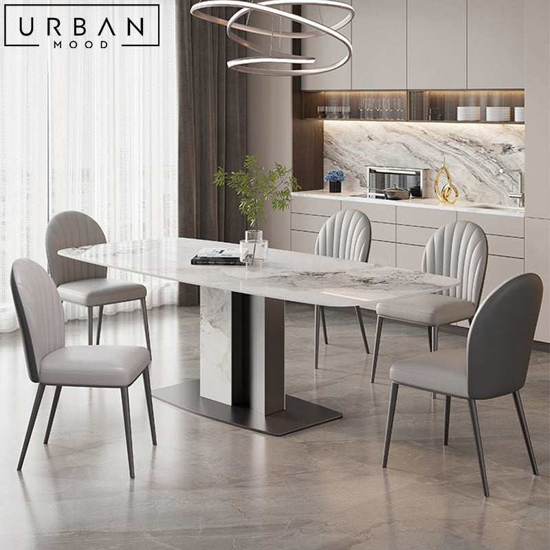 IZARE Modern Sintered Stone Dining Table – Urban Mood