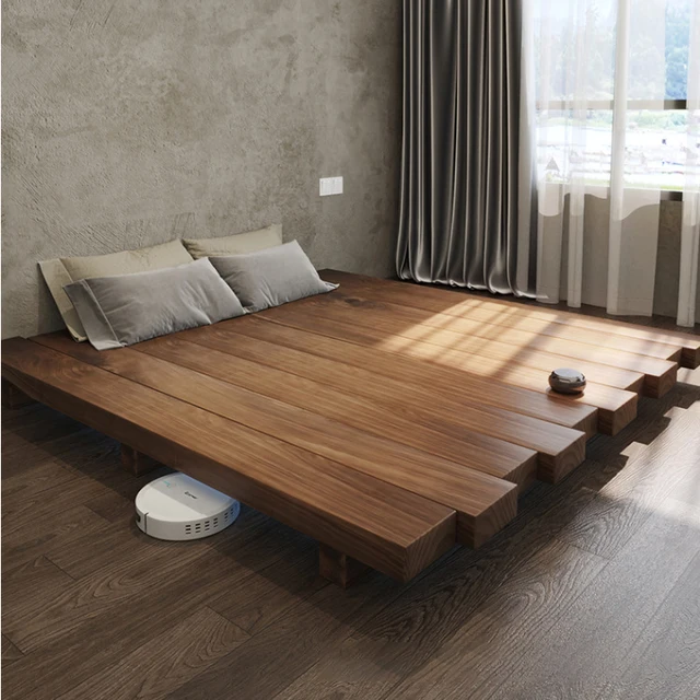 INCANDE Minimalist Solid Wood Platform Bedframe Urban Mood