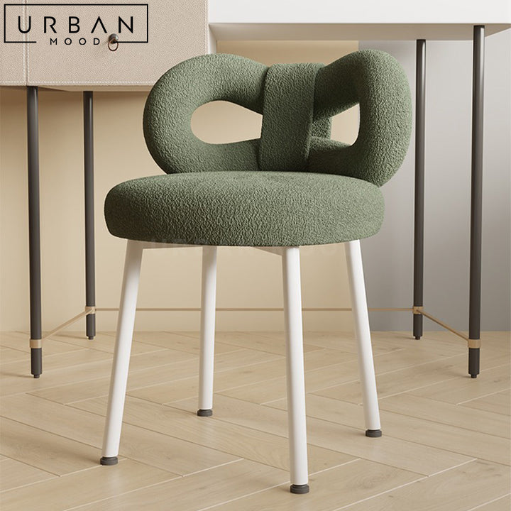 JAZLYN Modern Boucle Vanity Chair