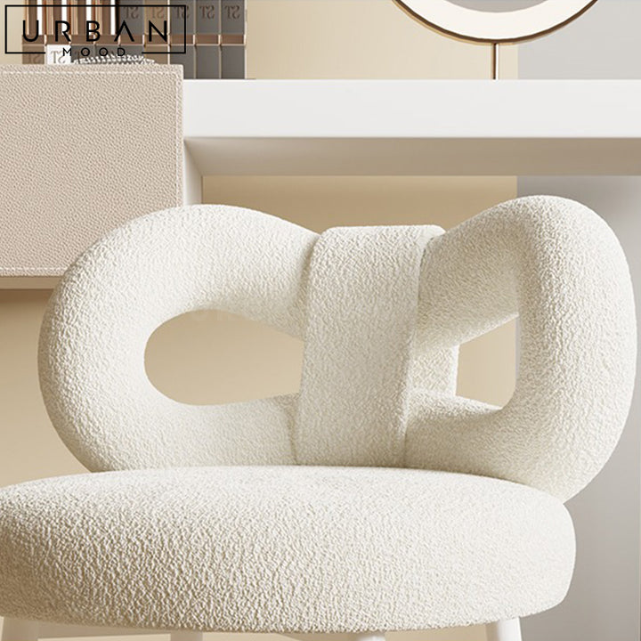 JAZLYN Modern Boucle Vanity Chair