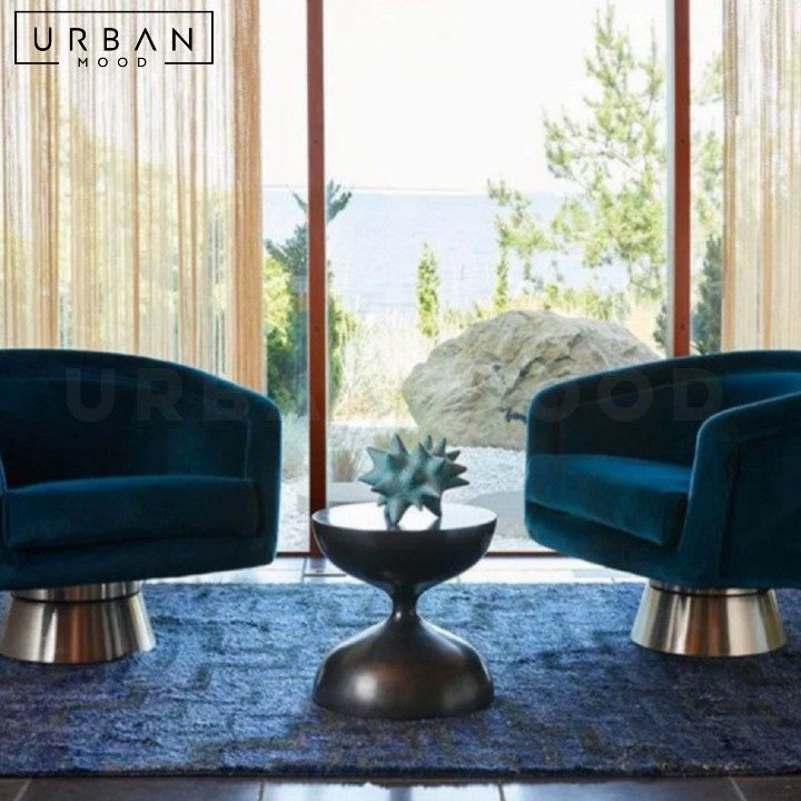 JEDSEN Modern Swivel Velvet Lounge Chair