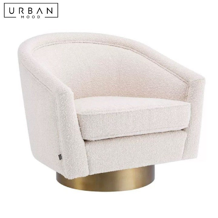 JEDSEN Modern Swivel Velvet Lounge Chair