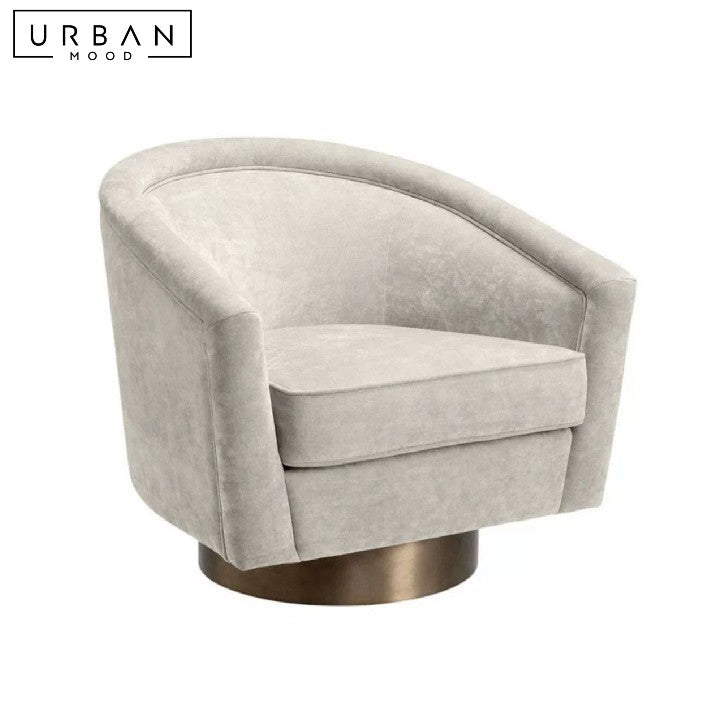 JEDSEN Modern Swivel Velvet Lounge Chair