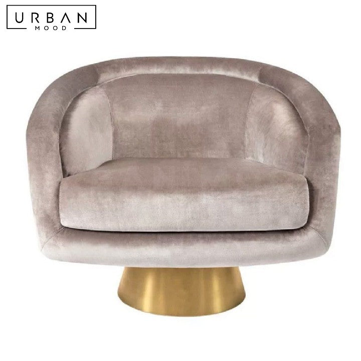 JEDSEN Modern Swivel Velvet Lounge Chair