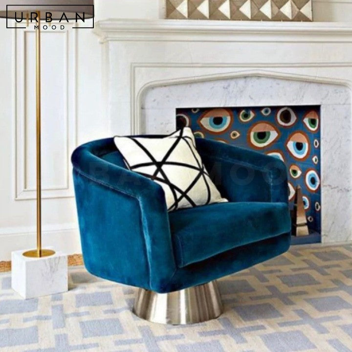 JEDSEN Modern Swivel Velvet Lounge Chair