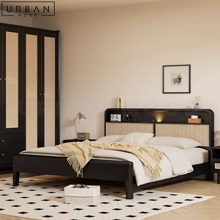 JEPPE Japandi Rattan Bedframe
