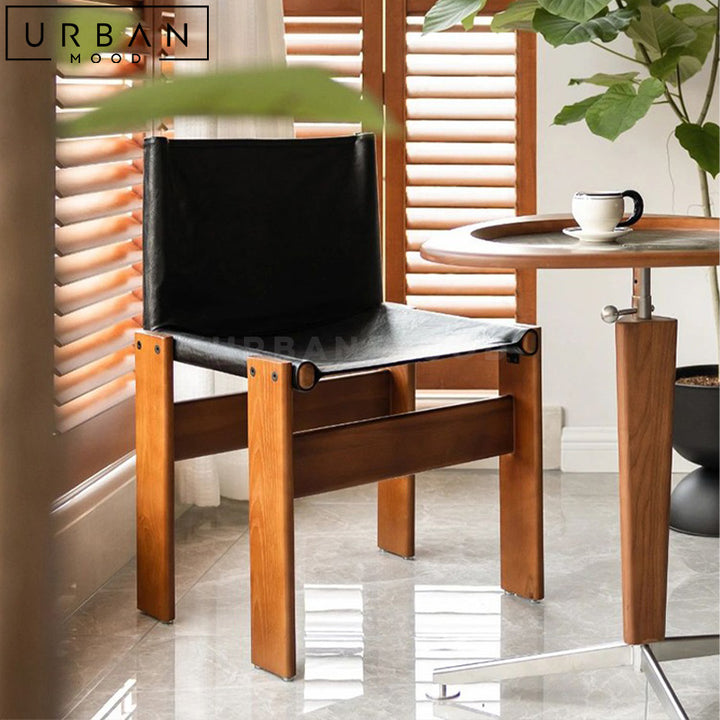 JODIE Rustic Solid Wood Dining Chair