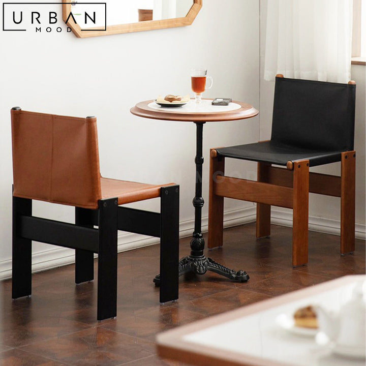 JODIE Rustic Solid Wood Dining Chair