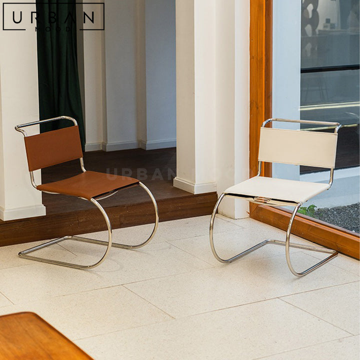 JOHN Modern Leather Dining Chair