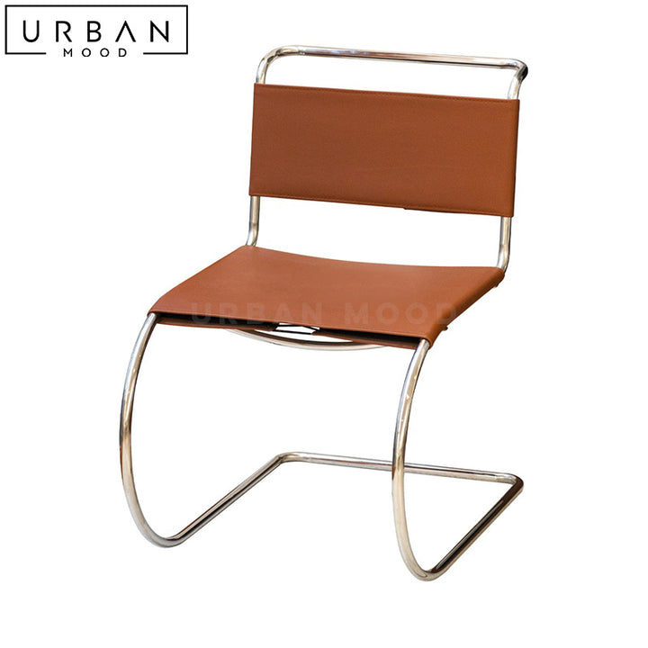 JOHN Modern Leather Dining Chair