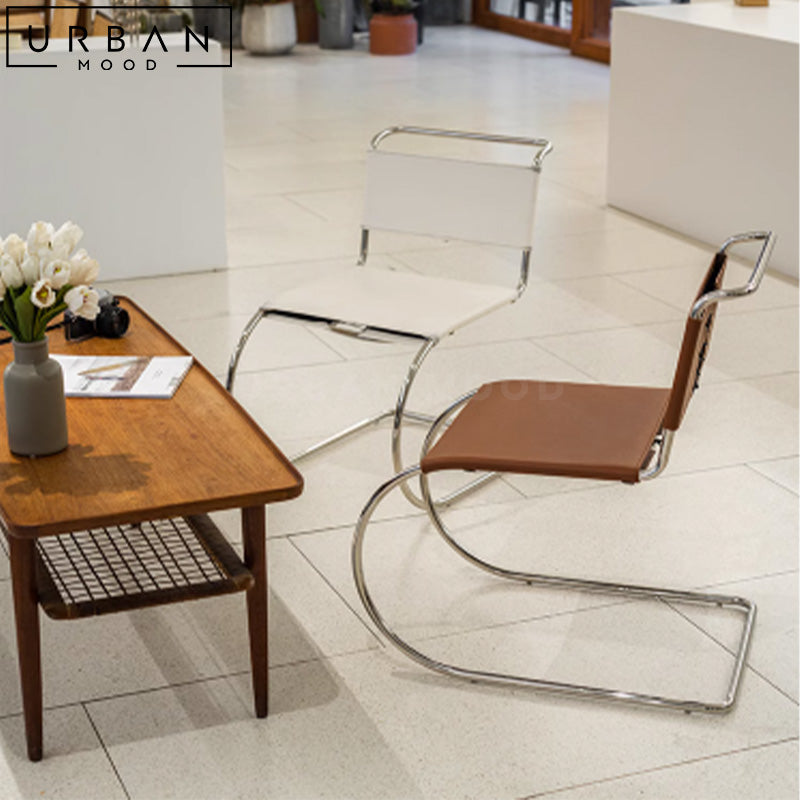 JOHN Modern Leather Dining Chair