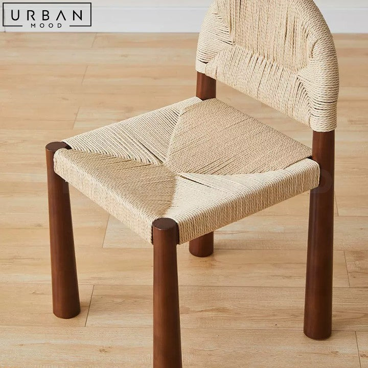 JURAD Japandi Solid Wood Dining Chair