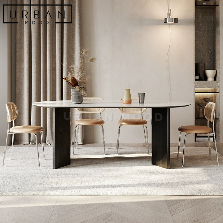 JOURNEY Japandi Sintered Stone Dining Table
