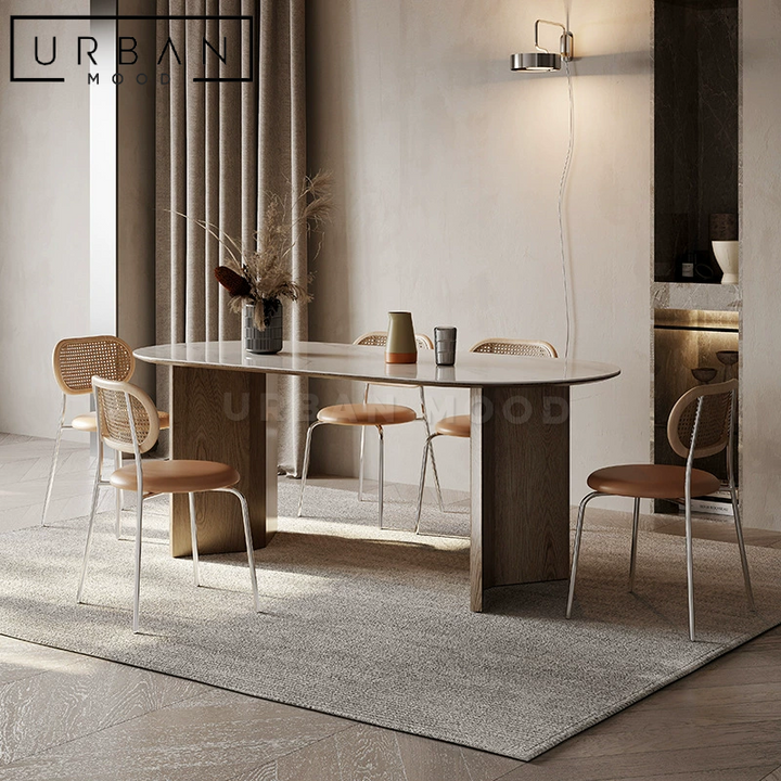 JOURNEY Japandi Sintered Stone Dining Table