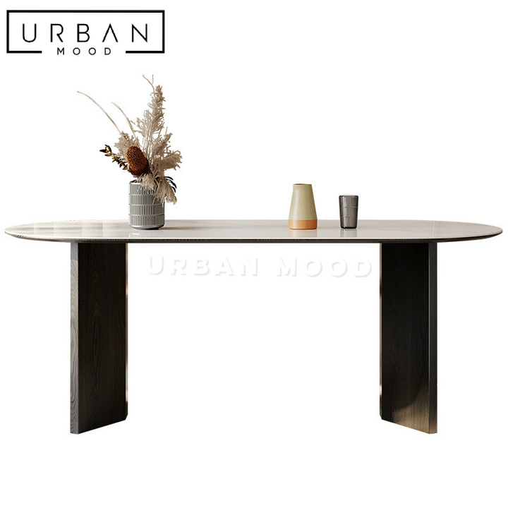 JOURNEY Japandi Sintered Stone Dining Table