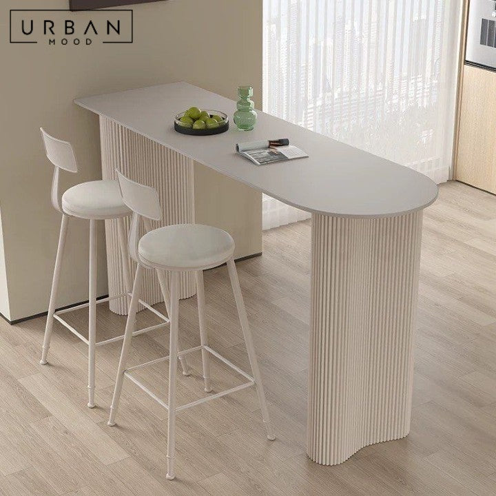 KEENAN Modern Sintered Stone Bar Table