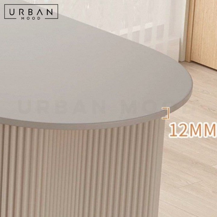 KEENAN Modern Sintered Stone Bar Table