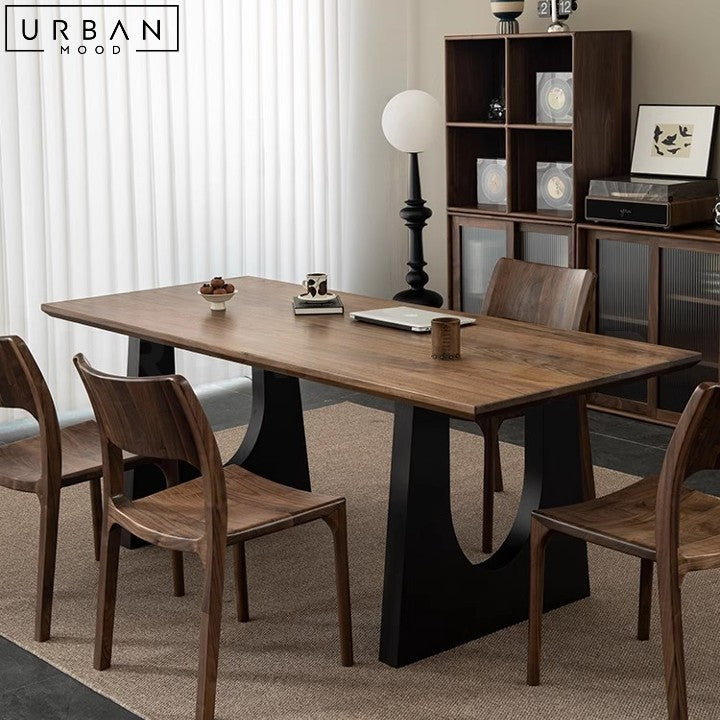 KOKKO Japandi Solid Wood Study Table