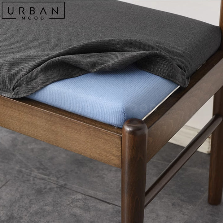 KOREN Scandinavian Solid Wood Bench