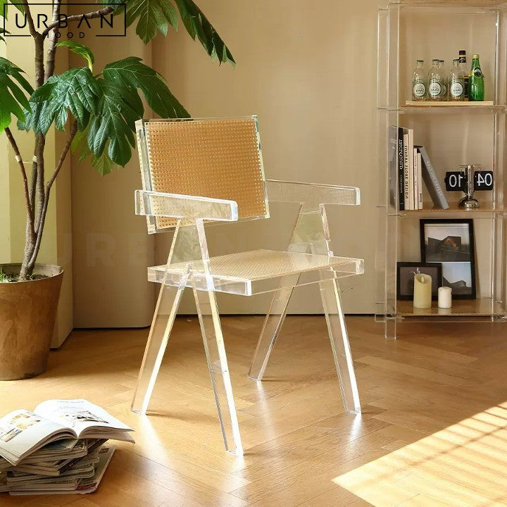 KOSKE Modern Rattan Dining Chair