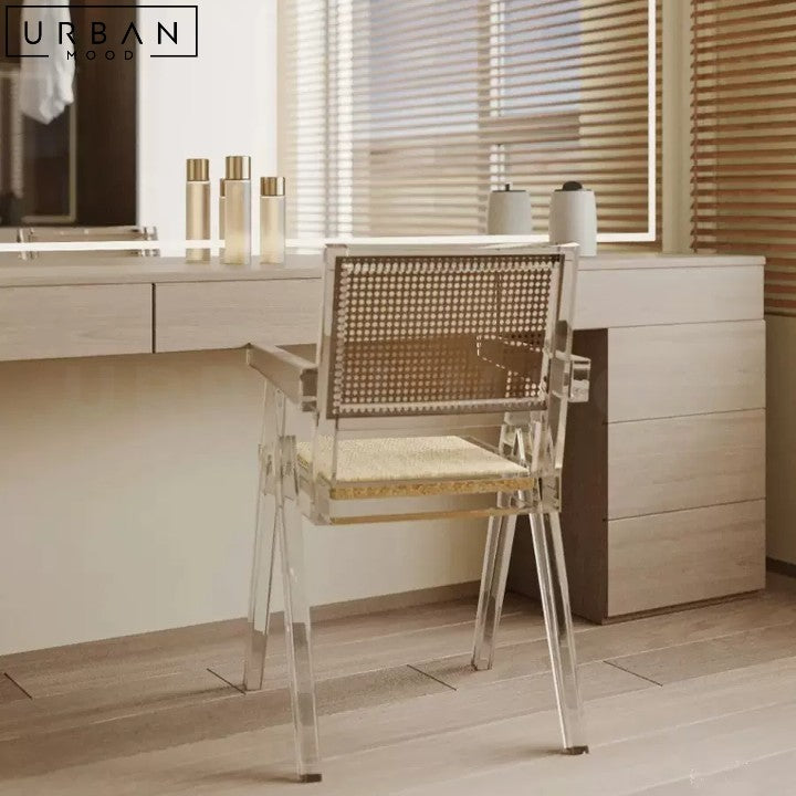 KOSKE Modern Rattan Dining Chair