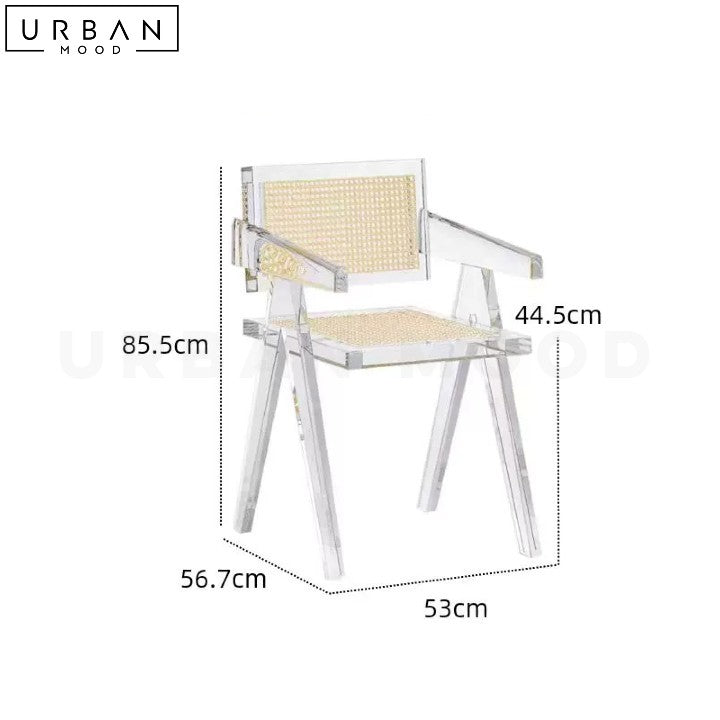 KOSKE Modern Rattan Dining Chair