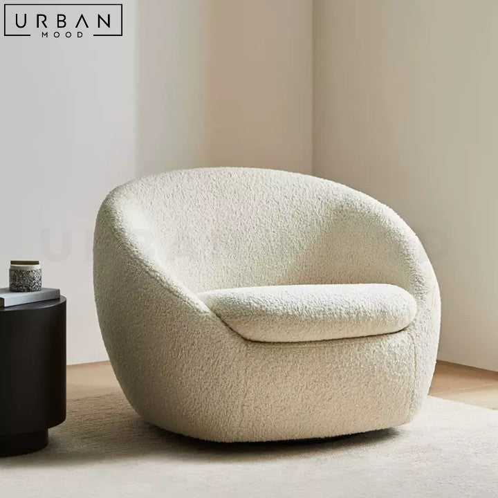 Kova Modern Boucle Lounge Chair – Urban Mood