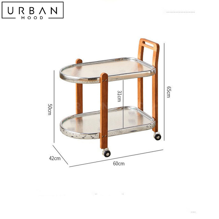KRIE Japandi Bar Cart