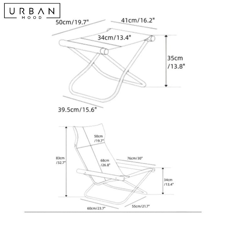 KUMON Modern Fabric Lounge Chair