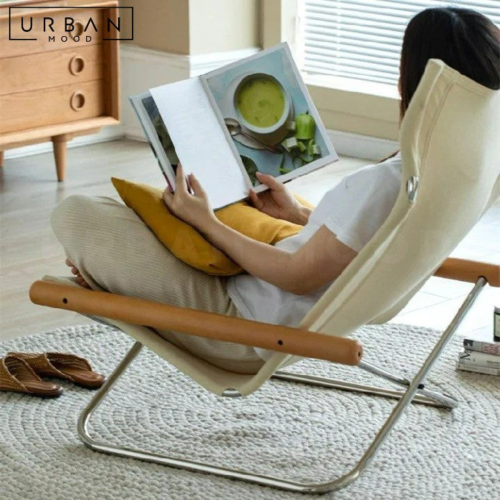 KUMON Modern Fabric Lounge Chair
