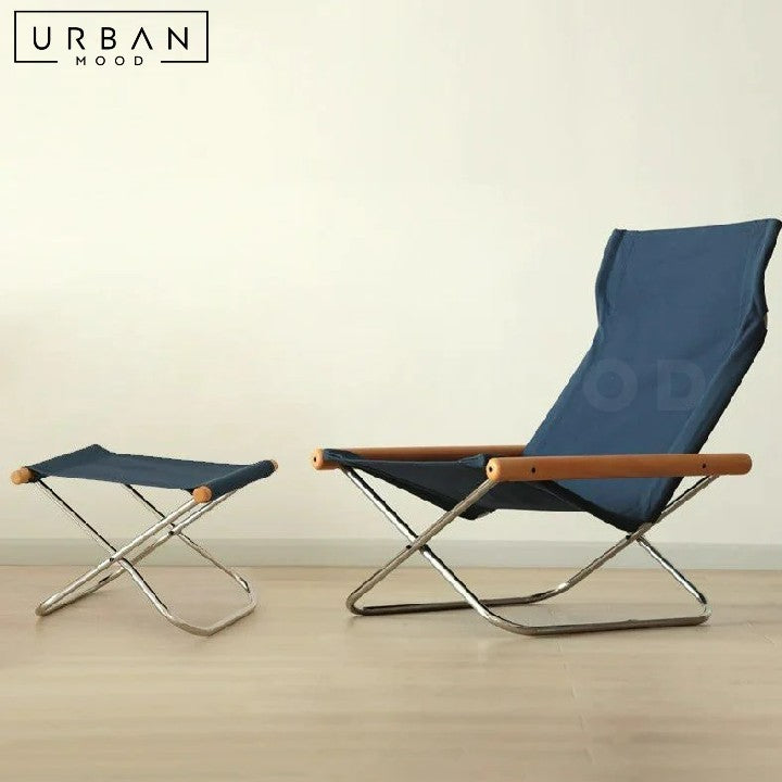 KUMON Modern Fabric Lounge Chair