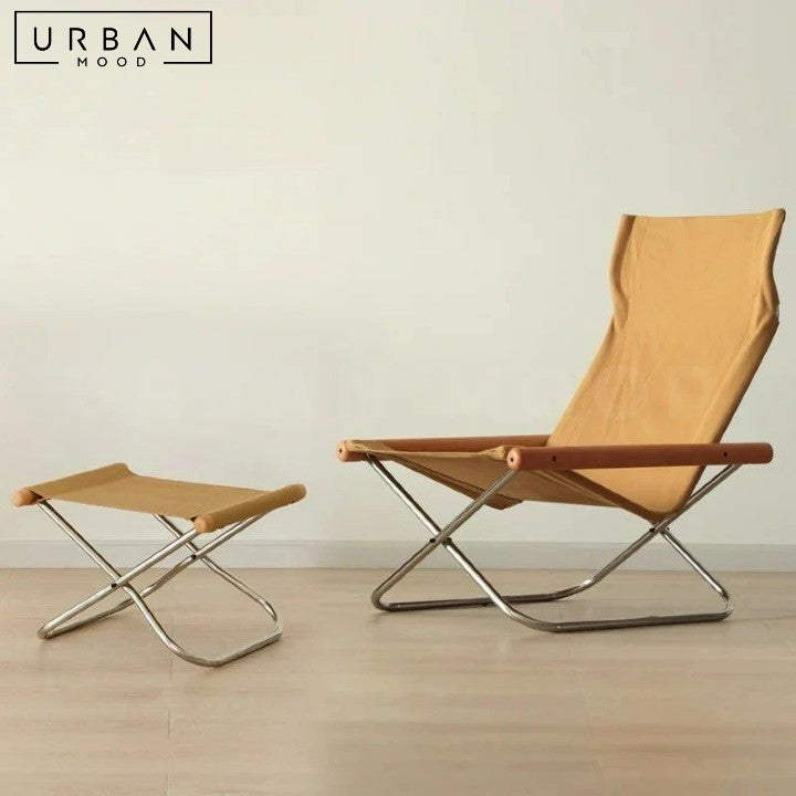 KUMON Modern Fabric Lounge Chair