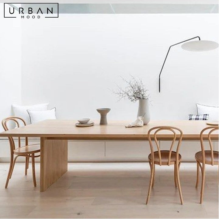 LASSIE Scandinavian Solid Wood Dining Table