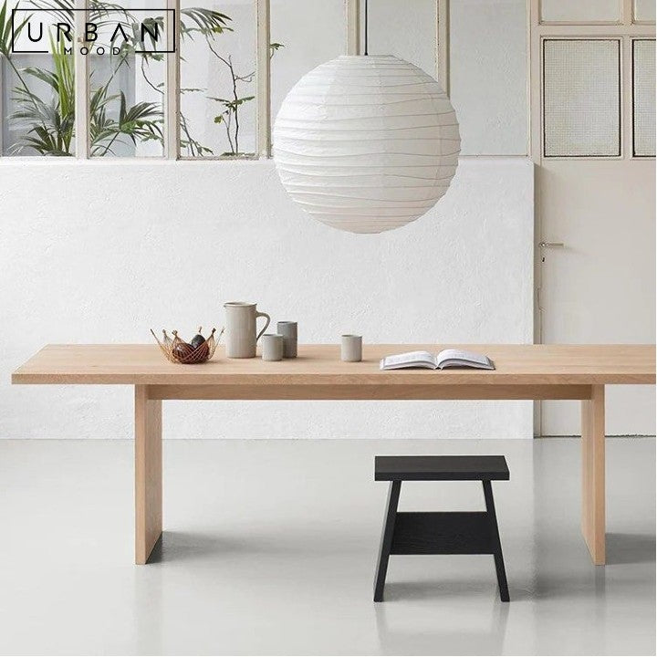 LASSIE Scandinavian Solid Wood Dining Table
