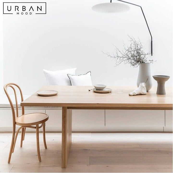 LASSIE Scandinavian Solid Wood Dining Table
