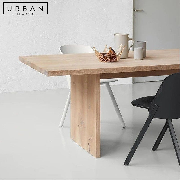 LASSIE Scandinavian Solid Wood Dining Table