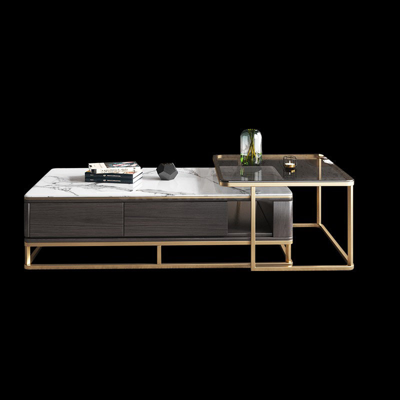 LOMBA Modern Sintered Stone Coffee Table