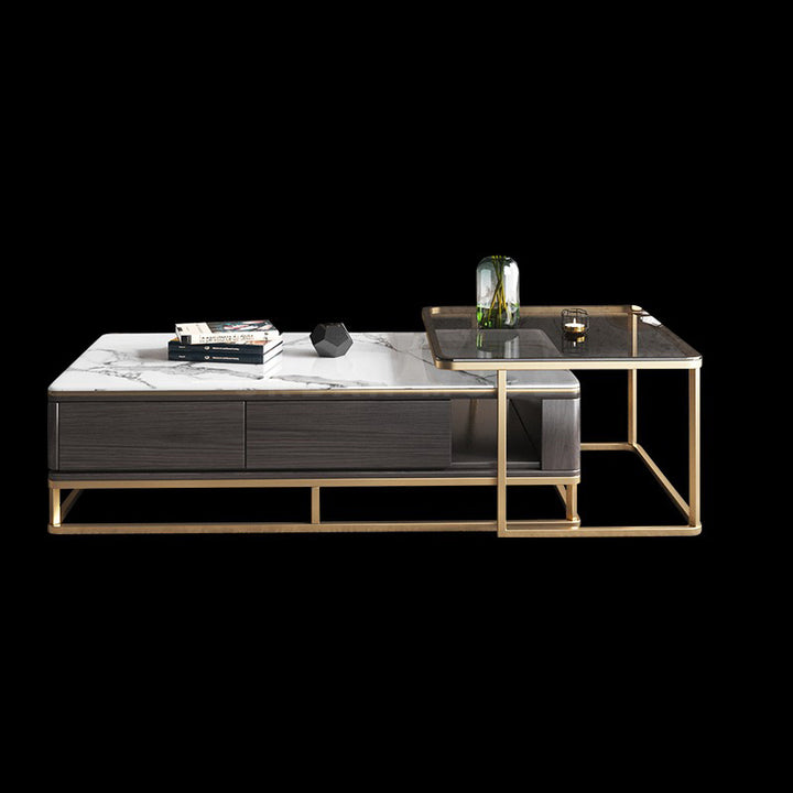 LOMBA Modern Sintered Stone Coffee Table