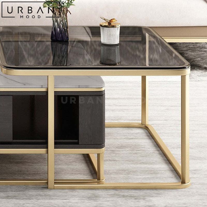 LOMBA Modern Sintered Stone Coffee Table