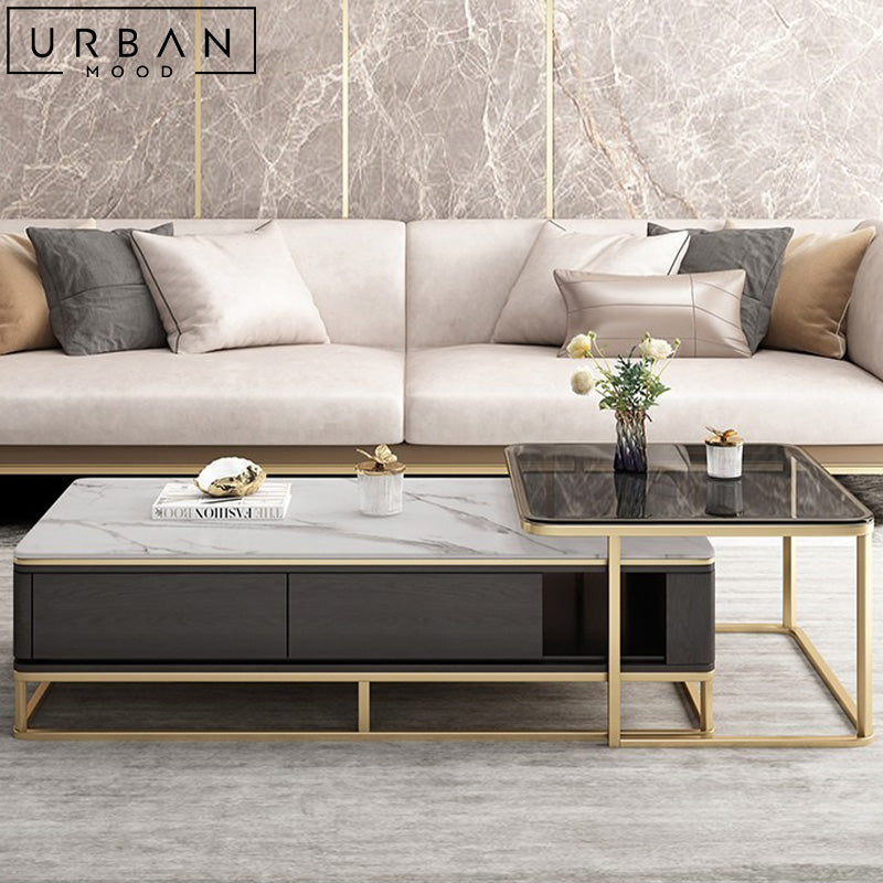 LOMBA Modern Sintered Stone Coffee Table