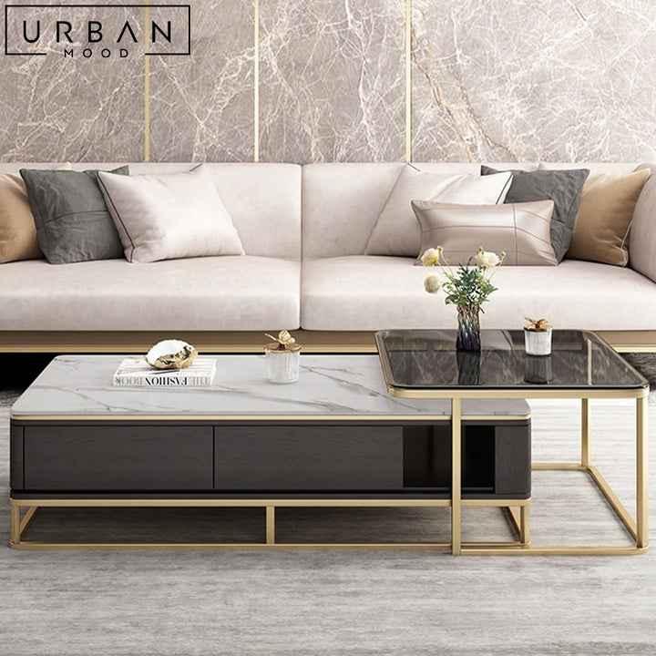 LOMBA Modern Sintered Stone Coffee Table
