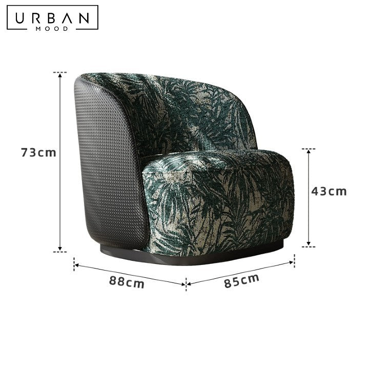 LUCCI Modern Fabric Lounge Chair