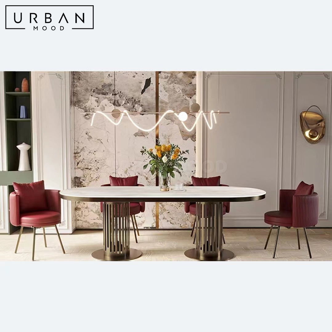 LUIS Modern Leather Dining Chair